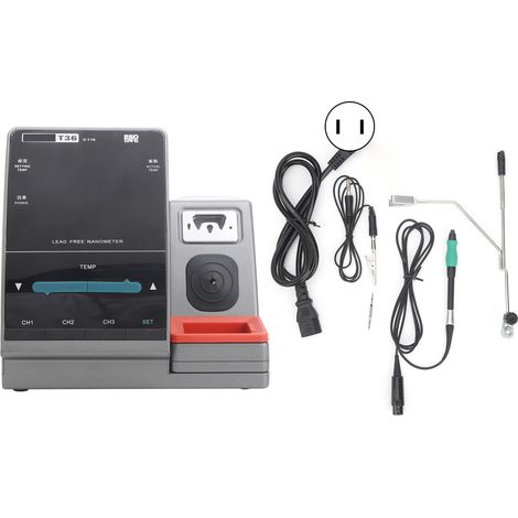 Station de soudage Nano T36 précise, chauffe en 2s, fer à souder de précision avec empreinte digitale, pour prise JBUS 110V, station de réparation SMD (1/5)