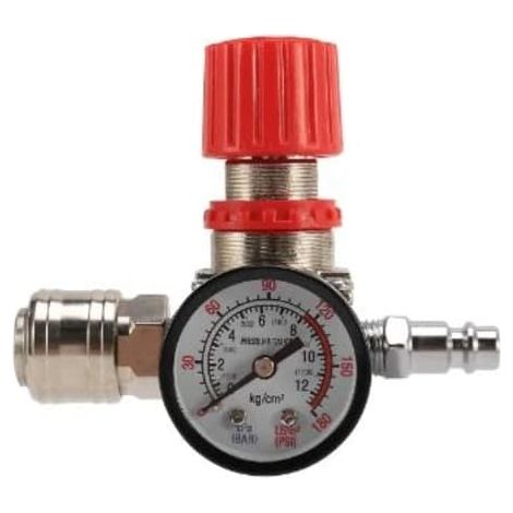 Régulateur de pression pour compresseur d'air, détendeur, clapet anti-retour à 3 trous (forme carrée/ronde envoyée aléatoirement) (1/5)