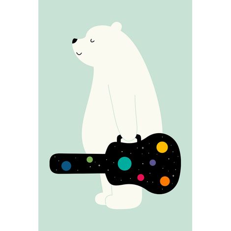 Tableau enfant guitare à la main Toile imprimée (1/5)