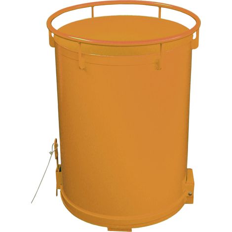 Bauer Rundbehälter RB 300, lackiert, Gelborange