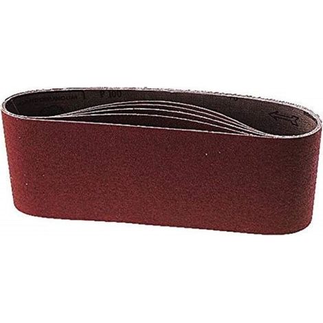Lot de 25 Bandes Abrasives Grain 40 100x610 mm (Réf. P-36952) - Ponçage Rapide Bois & Métal