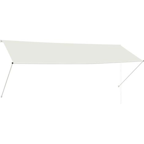 Maison Exclusive - Tenda da Sole Retrattile 350x150 cm Crema