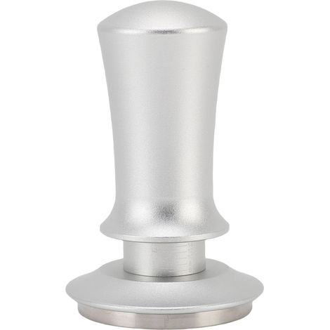 Tamper à Café 51mm Acier Inoxydable 304 Calibré Automatique avec Échelle de Pression Argent pour Machine Expresso (1/5)