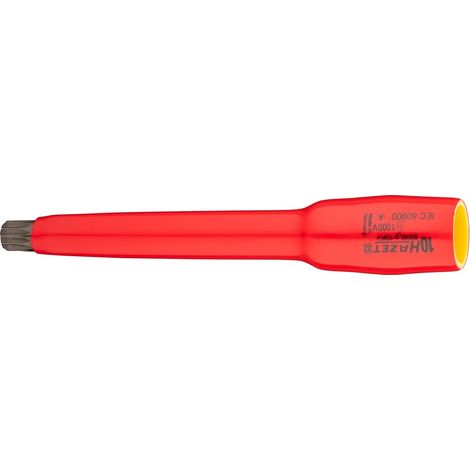 Hazet Schraubendreher-Steckschlüsseleinsatz, Vierkant hohl 10 mm (3/8), Innen Vielzahn Profil XZN, M10 (1/3)