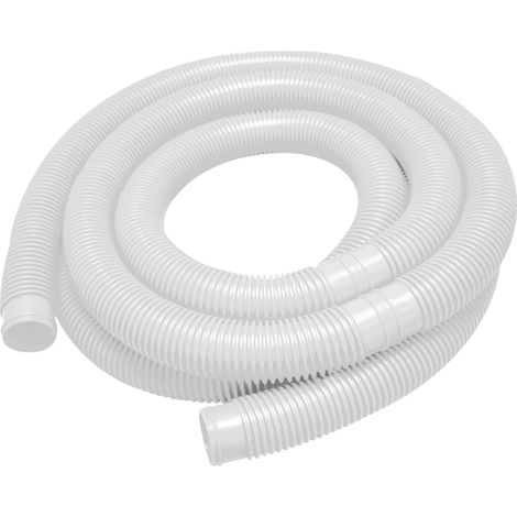 Tuyau d'Épurateur de Rechange 3m Souple Léger Ø38mm Blanc (1/3)