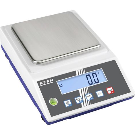 Balance de précision Kern PCB 2000-1 Plage de pesée (max.) 2 kg Lisibilité 100 mg blanc, noir, argent D007662 (1/2)