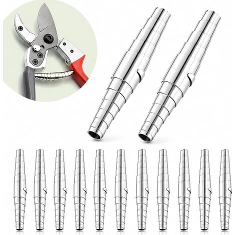 12PCS Ressorts de Rechange pour Sécateur à Dérivation, Acier Inoxydable, Volutes Standard, Compression Remplacement, Jardin Taille Télescopique, Durable Résistant, Outil Coupe, Installation Facile (1/5)