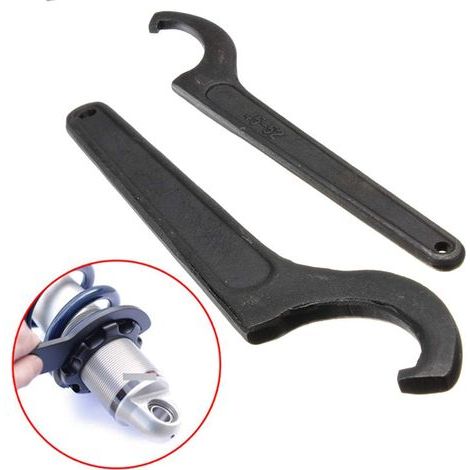 Clé C de Voiture, Acier allié au Chrome Vanadium 45-52mm clé C clé Outil Crochet Amortisseur (1/5)