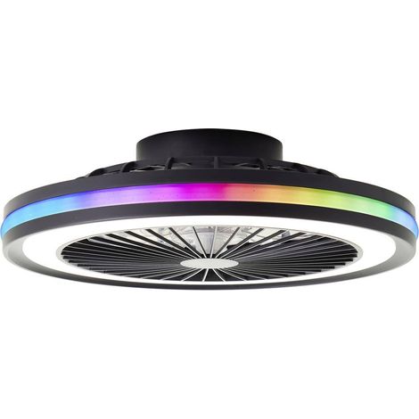Brilliant G99280/06 Palmero Plafoniera LED con sensore di movimento Modulo LED 40 W Nero (1/5)