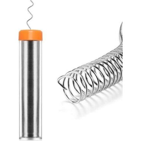 Bleifreier 0,8 mm 60/40 Lötdraht mit Kolophoniumkern zum elektrischen Löten, Gewicht 12 g (3 Stück) (1/5)