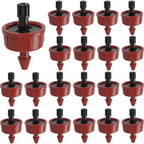 Druckkompensierende Tropfer 1 GPH: Packung mit 20 Präzisionstropfern für Tropfbewässerungssysteme (1 GPH) (1/5)