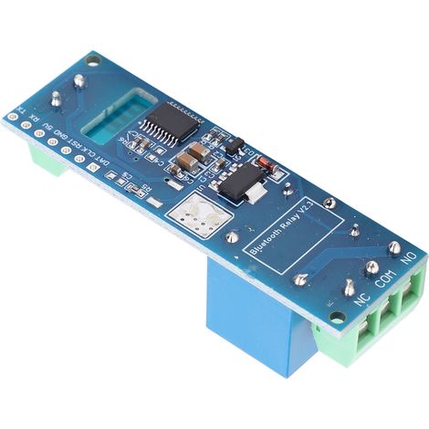 Module relais 5 V Bluetooth pour commande sans fil sur circuit imprimé, composant pour téléphone Android et objets connectés (1/5)