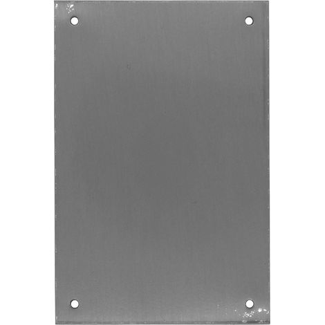 Plaque Inox Vierge Plp12 Acier Inoxydable, Polyvalente, 80x120mm - Micel