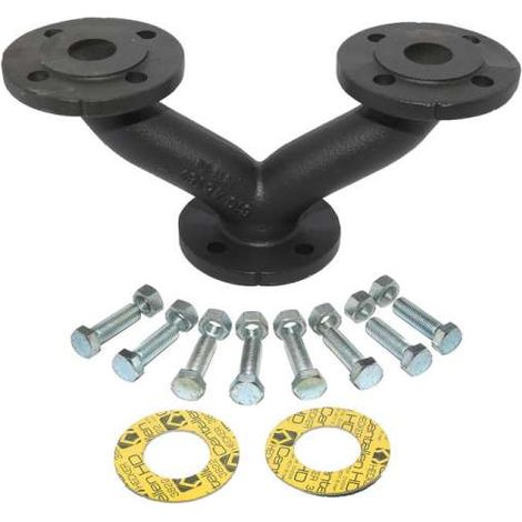 KSB Hosenrohr saugseitig ohne Klappe DN 40, PN 10/16 Grauguß 40000688