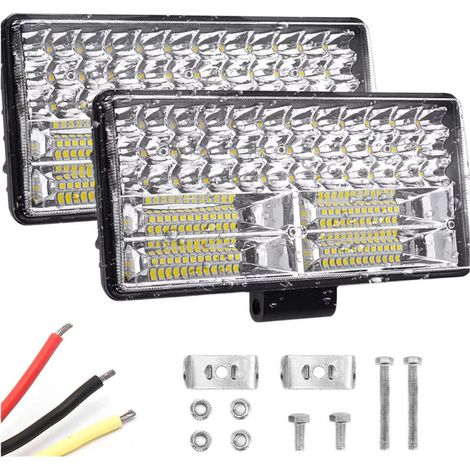 2 luci a LED per trattore da 9 pollici, faretti ausiliari 12V-80V universali per camion, furgoni e ATV (1/4)
