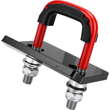 Klapperfreie Anhängerkupplungsklemme, hochbelastbarer Stabilisator aus verzinktem Stahl mit 0,44-Zoll-U-Bügel für Anhänger und Lkw. (1/5)