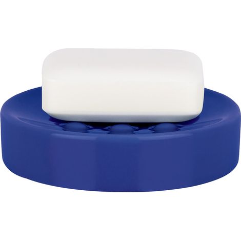 Porte savon Céramique TUBE Bleu Marine Spirella (1/4)
