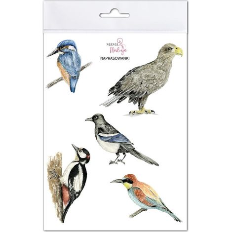 Aufbügelbare Vogel-Patches 1