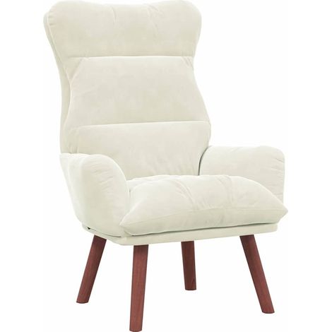 Maison Exclusive - poltrona Crema 69 x 74 x 93 cm Velluto (1/5)