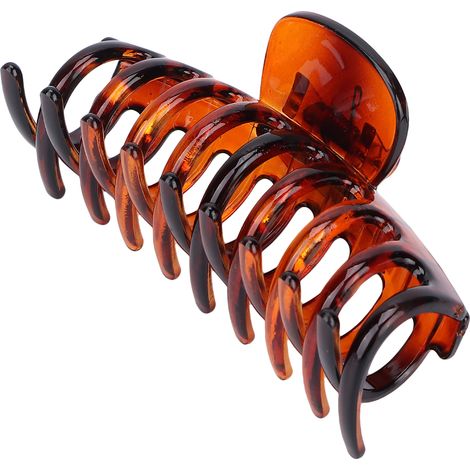 Grandes pinces à cheveux, accessoires de coiffure décoratifs pour femmes, succinite (1/5)
