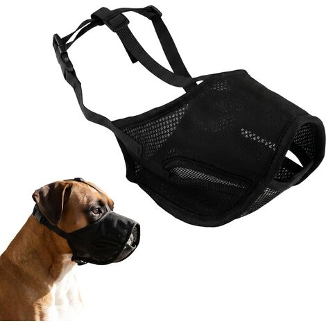 Dog Muzzle Breathable Nylon Pet Mask (1/5)