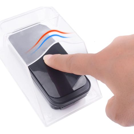 Housse de sonnette étanche, boîtier transparent anti-pluie et anti-éclaboussures pour sonnette sans fil (sonnette non incluse) (1/5)