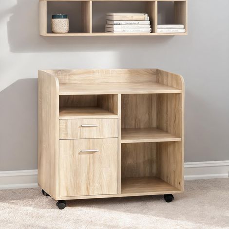Meuble de rangement de bureau rovere 80 x 40 x 72 cm (1/5)