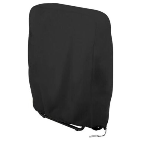 71x20/34x110cm,(Noir), avec sac de rangement,housse de chaise longue pliante en 1 parties, housse Oxford coupe-vent, résistante aux UV et imperméable, adaptée aux chaises de jardin pliantes