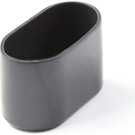 16 capuchons pieds chaise noir 40x20 mm, protecteurs sol pour meubles (1/4)