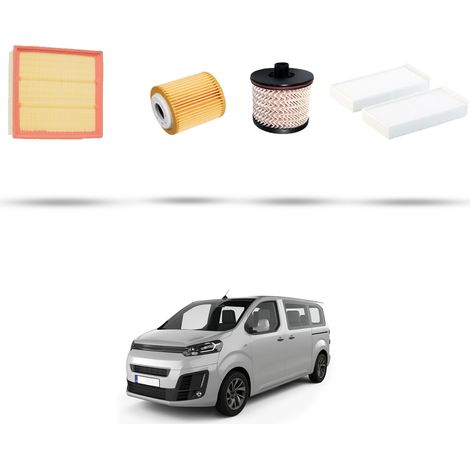 Kit tagliando 4 filtri compatibile con Citroen Spacetourer 1.5 BlueHDi 75kw dal 2018 (1/5)