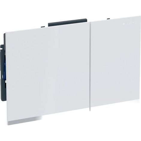 Geberit 243415SI1 Sigma60 Plaque de commande pour chasse à double commande (1/2)