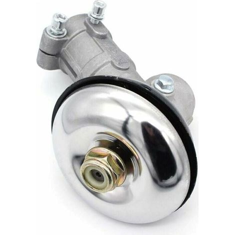1 Engrenage angle droit 26mm, métal trempé 90 degrés, graisseur intégré, pour débroussailleuse tronçonneuse