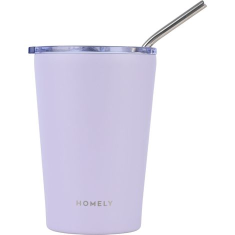 Taza térmica Lavender Fog con pajita de 400 ml (1/5)