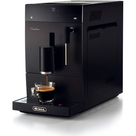 Macchina da caffè automatica 1350W 19 bar - dispositivo cappuccino - display LED - Nera (1/4)