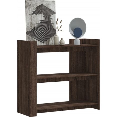 Konsolentisch Braun Eichen-Optik 100x35x90 cm Holzwerkstoff