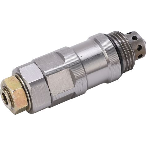 Sous-vanne de décharge robuste pour JCB, soupape de surpression précise et réactive, acier, performance mécanique fiable, compatible pelles et engins de chantier (1/5)