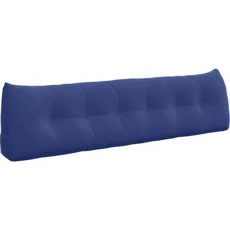 Coussin de Dos Bleu police 180 x 24 x 50 cm Velours CFW68095 (1/5)