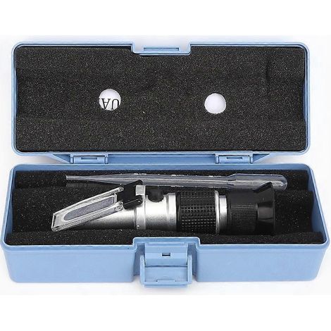 Refraktometer-Konzentrationsmessgerät Brix-Tester 0-90% mit automatischer Temperaturkompensation (1/4)