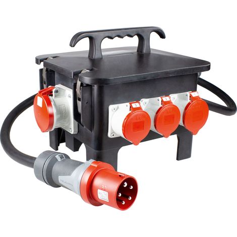 M63 mobiler Baustellen-Stromverteiler 400V/63A/max. 43kW IP44