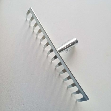 Banman rastrello di acciaio zincato a 14 denti larghezza 36cm senza manico (1/5)