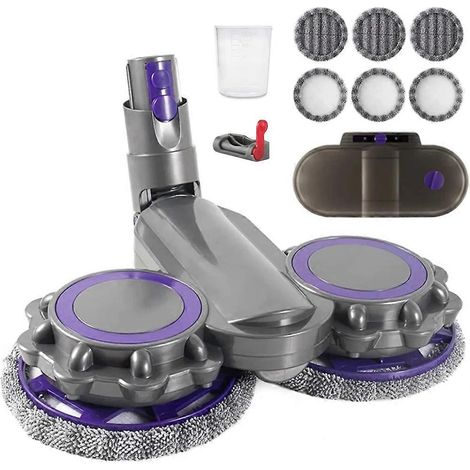 Accessoire de tête de balai électrique pour aspirateur V10 Slim/V12 Detect Slim, avec réservoir d'eau et verrouillage de la gâchette (1/5)