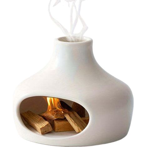 Brûle-Encens Cheminée Attrape-Cendres Cône Support Céramique Smudging Support Brûle-Encens Céramique Décoration Intérieure Zen Pour Yoga Et Méditation, Attrape-Cendres Cône Rituels (1/5)