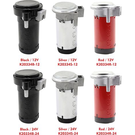 Compresseur d'air Kit de klaxon de pompe 12 V pour tout véhicule camions trains yachts (1/5)