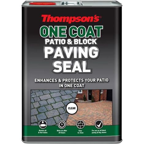 Ronseal 35273 Thompsons One Coat Patio & Block Paving Seal 5 litre RSLTOCPS5L (1/4)