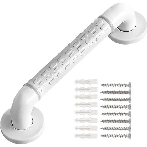 Mains courantes antichute de sécurité pour salle de bain, rampes antidérapantes pour toilettes sans barrière, 30 cm (1/5)
