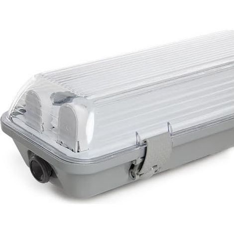 Kit d'éclairage étanche et connectable IP65 : 2 tubes LED ABS/PC de 1500 mm