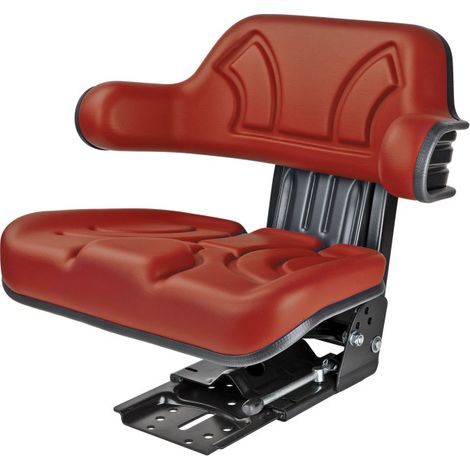 Siège de tracteur DTS 120 AVFLN rouge