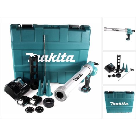 Makita CG100DSYEX Pistola sigillante a batteria 10,8V / 2x 1,5 Ah batteria + caricabatterie in valigetta di trasporto. (1/5)