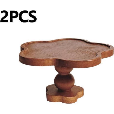 Vassoio in legno leggero e lussuoso con motivo a pizzo vintage, vassoio in legno con piedini bassi per aromaterapia e candele, vassoio francese per fiori
