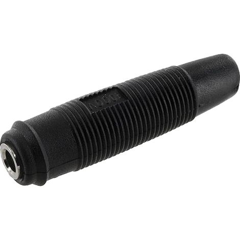 ECON CONNECT Kabelbuchse 4 mm, schwarz, mit Lötanschluss (1/2)